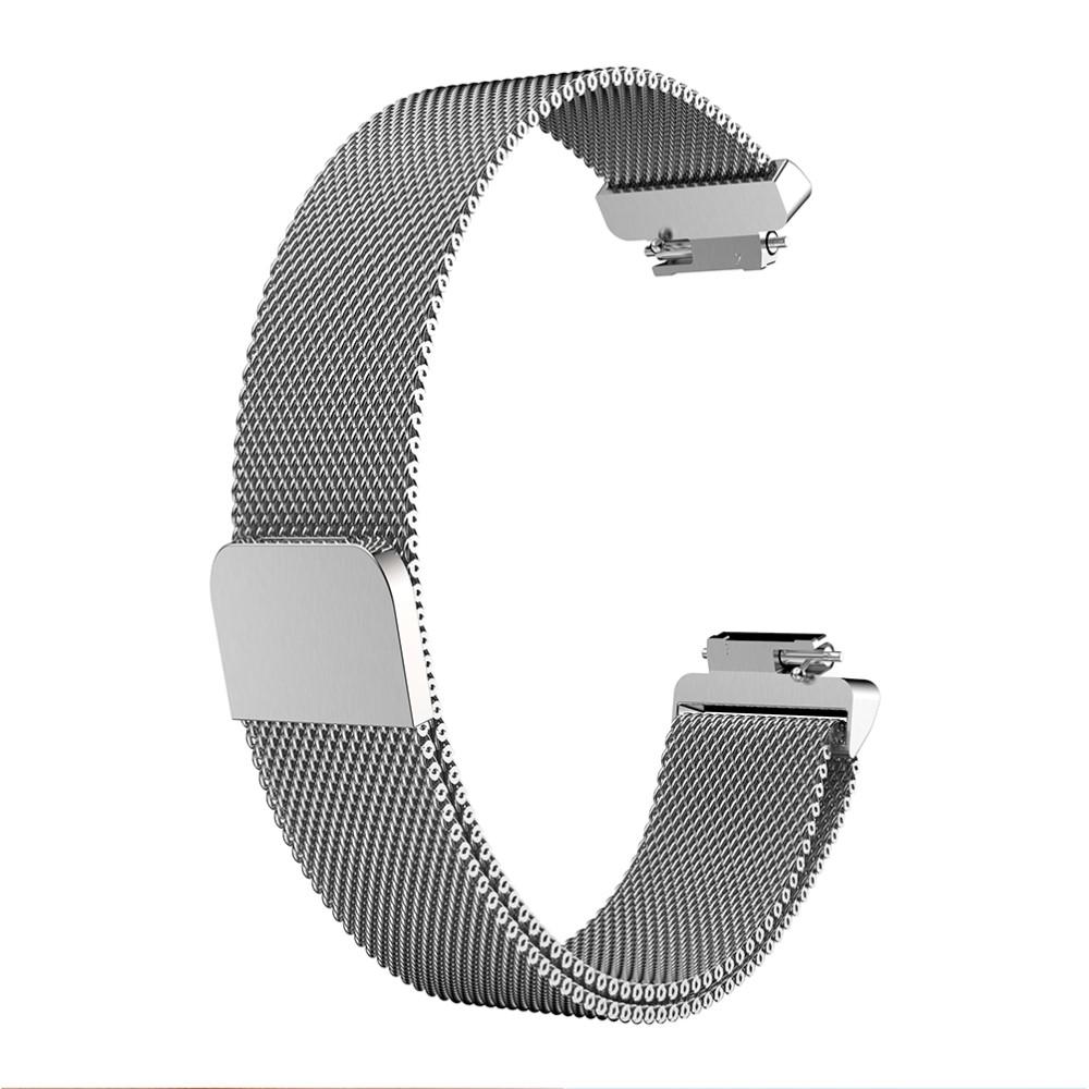 Fitbit Inspire/Inspire 2 Milanaise-Armband, silber