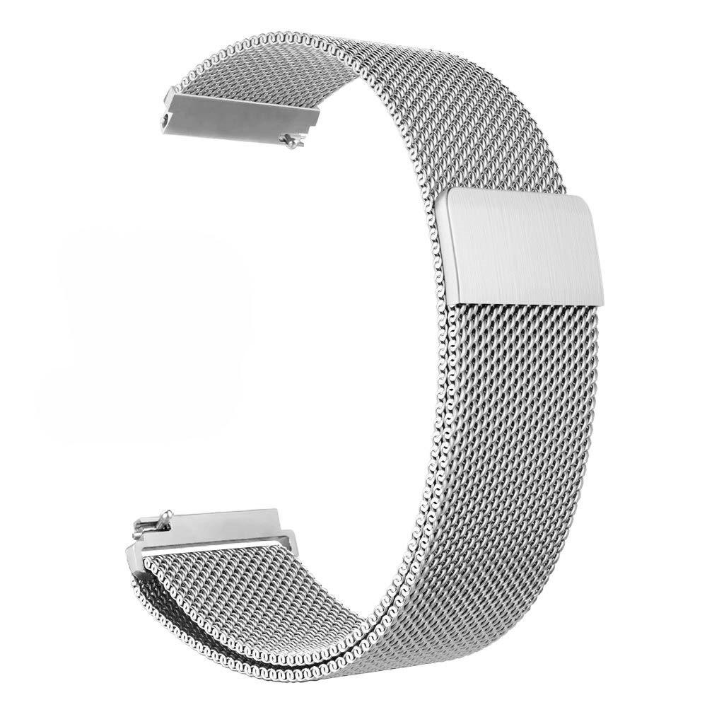 Huawei Watch GT/GT 2 46mm/GT 2e Milanaise-Armband, silber