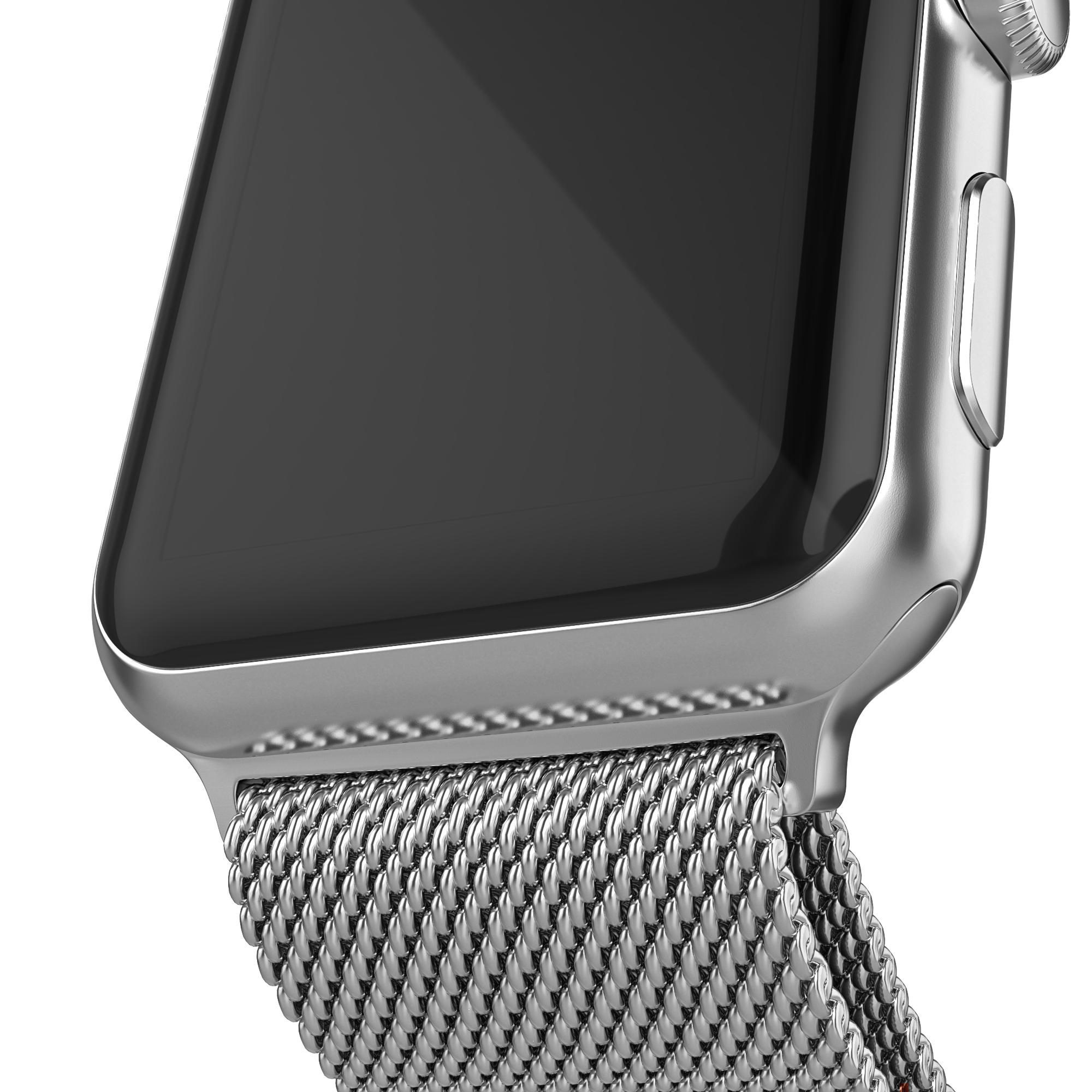 Apple Watch 45mm Series 7-Milanaise-Armband, silber