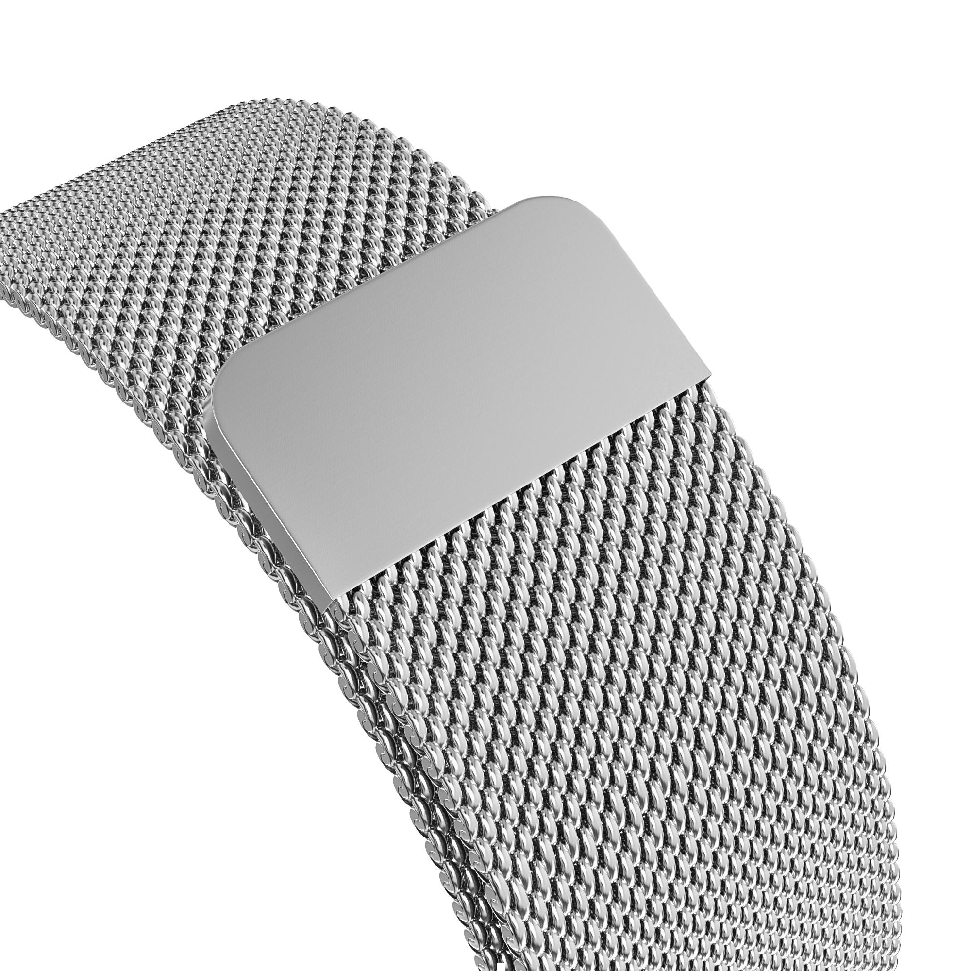 Apple Watch 38/40/41-mm-Milanaise-Armband, silber
