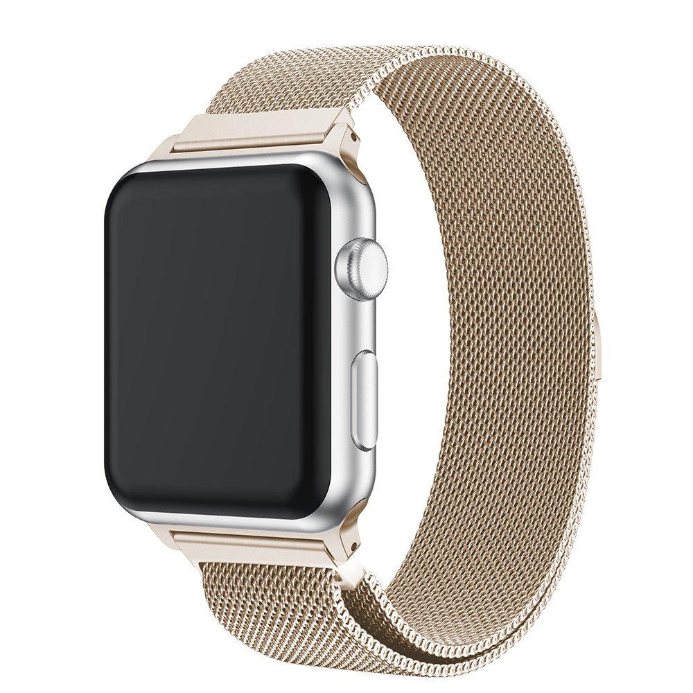 Apple Watch 41mm Series 8-Milanaise-Armband, champagner gold