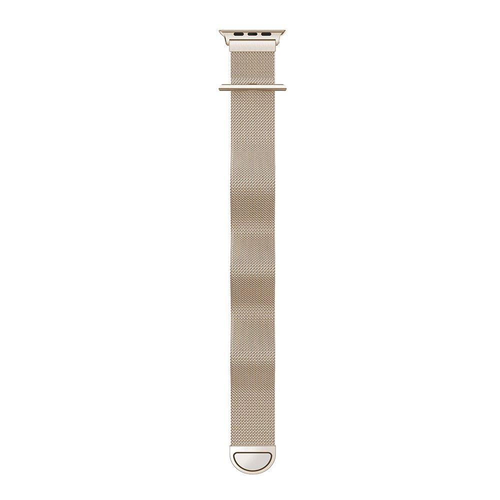 Apple Watch Series 8 41mm Milanaise-Armband Champagner gold