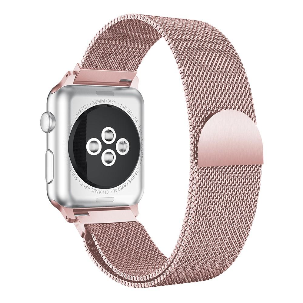 Apple Watch Ultra 49mm Milanaise-Armband, rosagold
