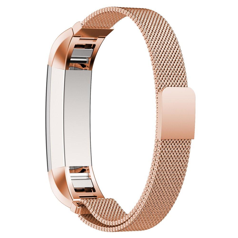 Fitbit Alta/Alta HR Milanaise-Armband, roségold