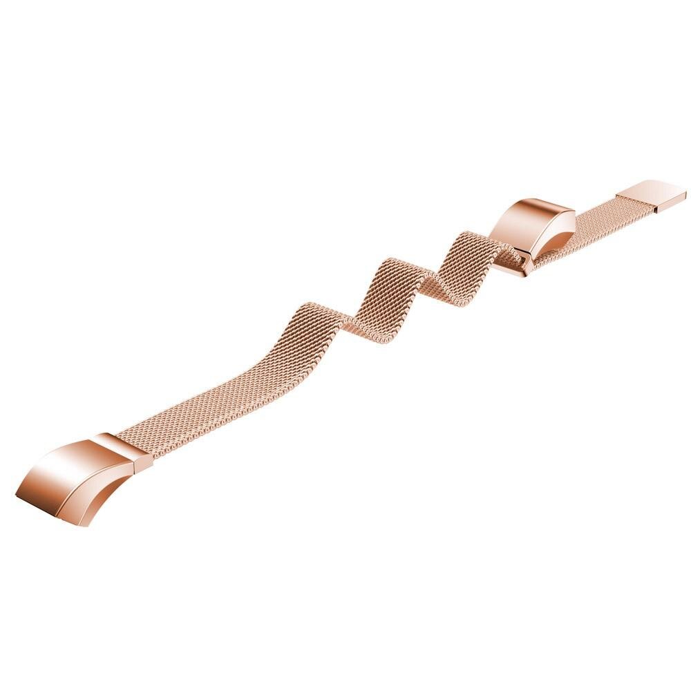 Fitbit Alta/Alta HR Milanaise-Armband, roségold