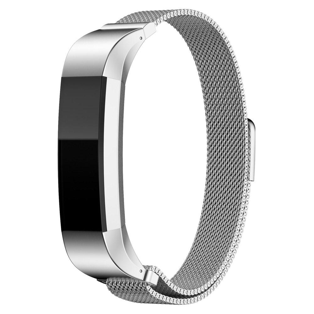 Fitbit Alta/Alta HR Milanaise-Armband, silber