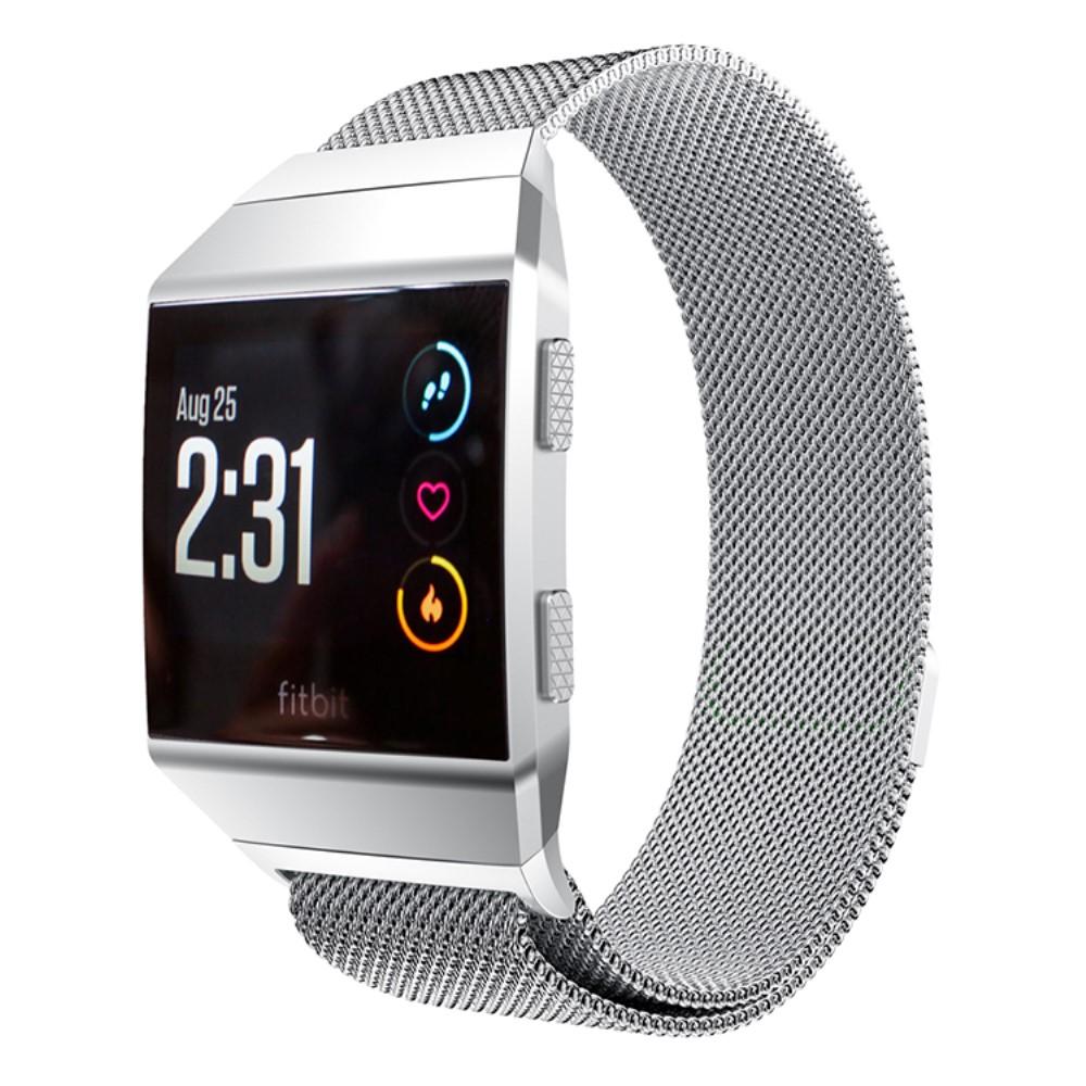 Fitbit Ionic Milanaise-Armband, silber