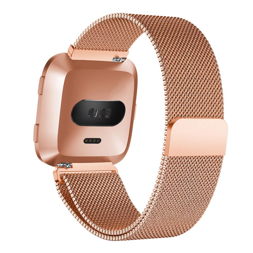 Fitbit Versa/Versa 2 Milanaise-Armband, roségold