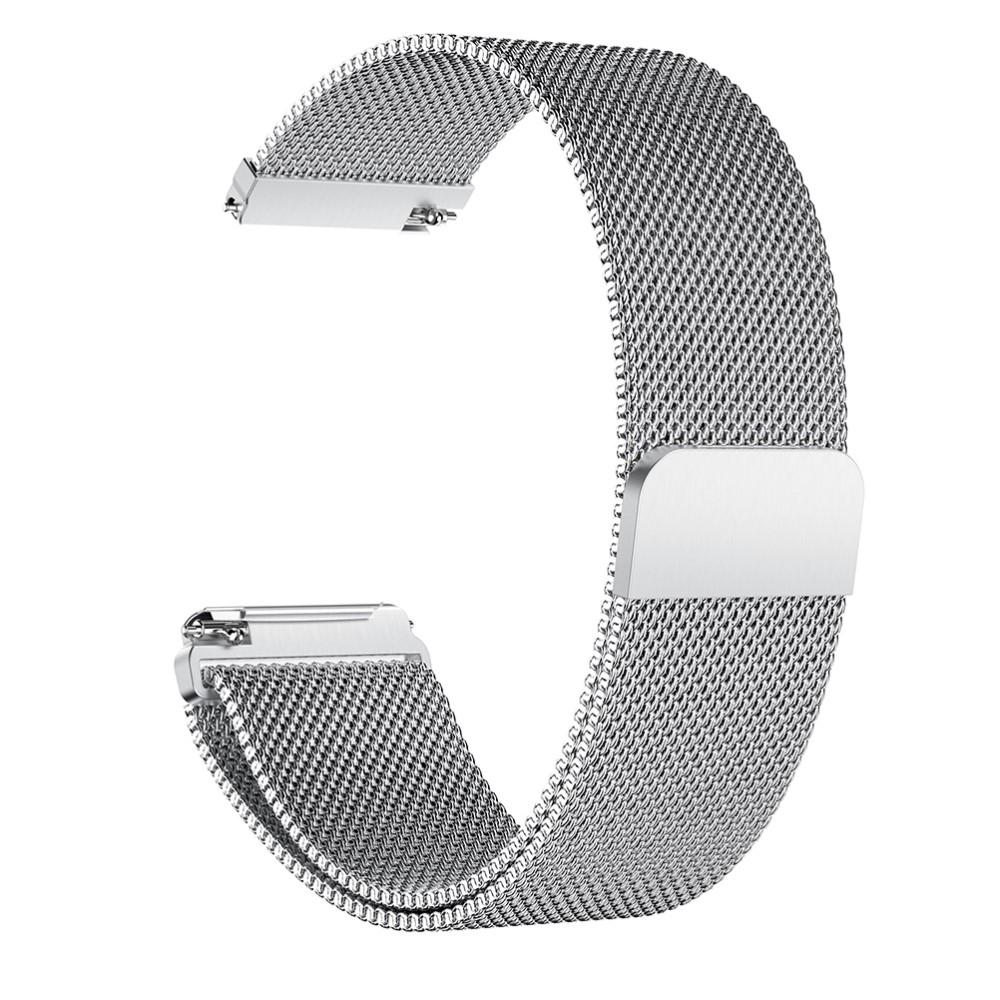 Fitbit Versa/Versa 2 Milanaise Armband Silber