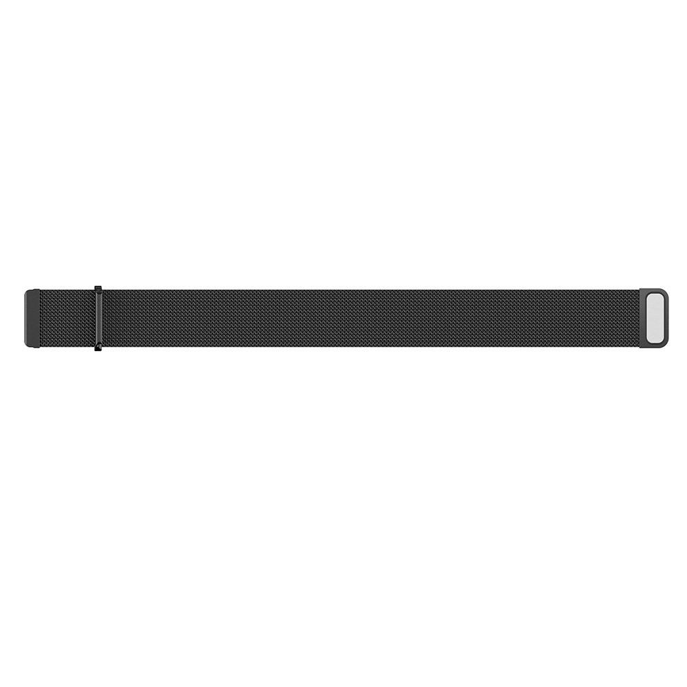Fitbit Versa/Versa 2 Milanaise-Armband, schwarz