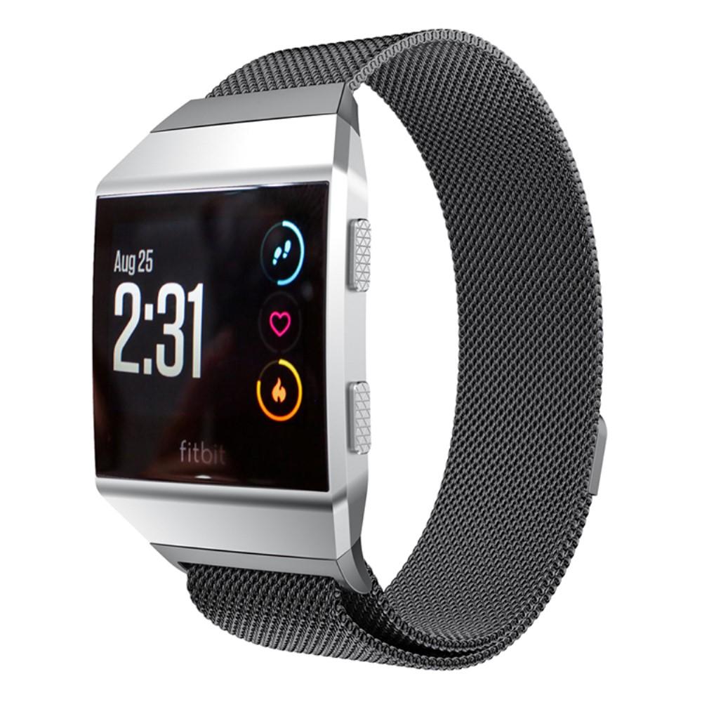 Fitbit Ionic Milanaise-Armband, schwarz