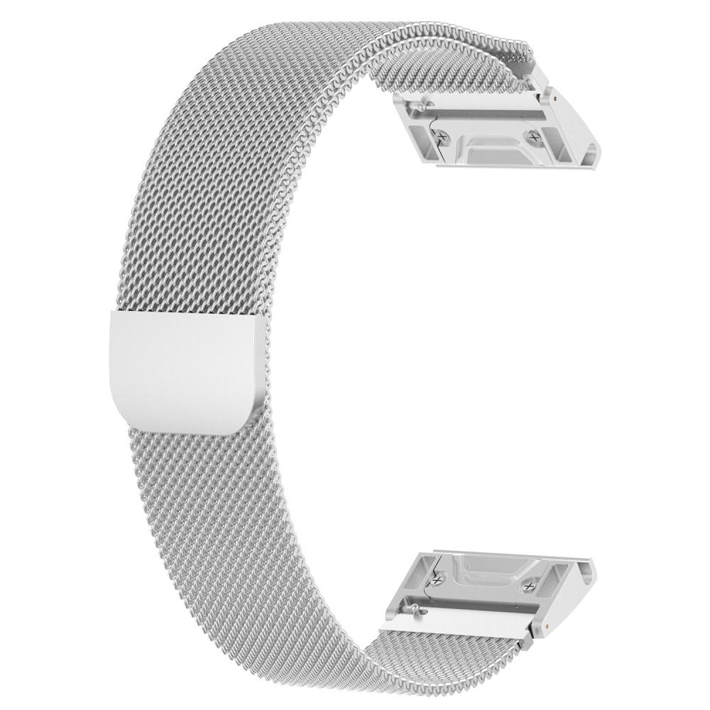 Garmin Epix Pro 47mm Gen 2 Milanaise-Armband, silber