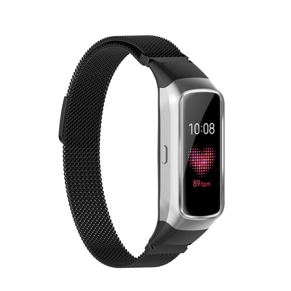 Samsung Galaxy Fit Milanaise-Armband, schwarz