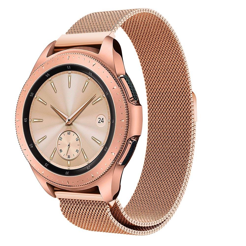 Samsung Galaxy Watch 42mm Milanaise-Armband, roségold