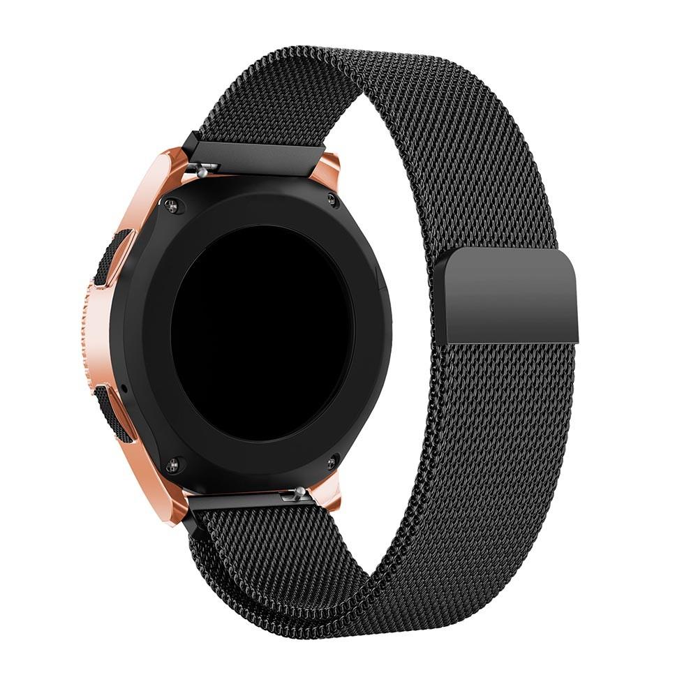 Samsung Galaxy Watch 42mm Milanaise-Armband, schwarz