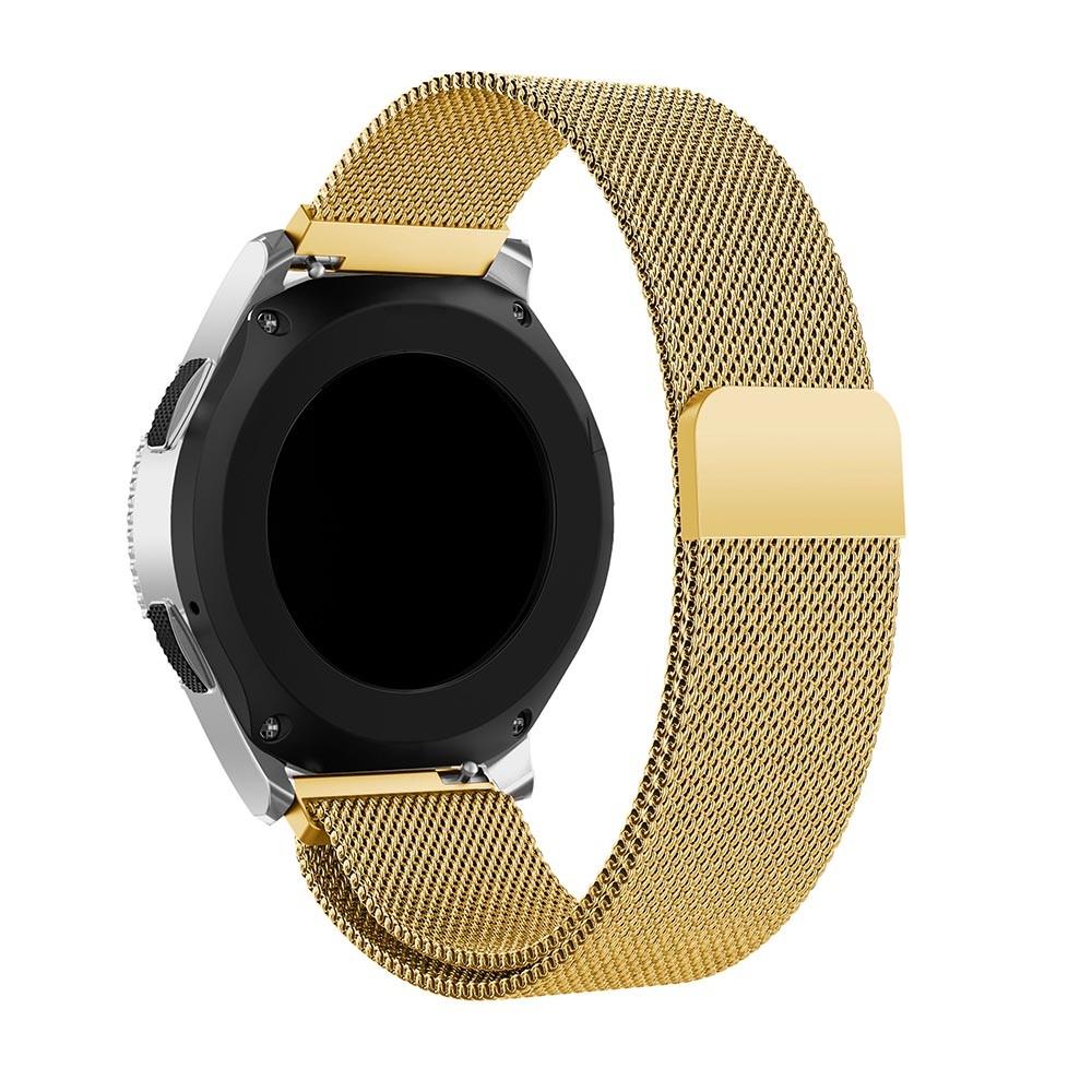 Samsung Galaxy Watch 46mm Milanaise Armband Gold