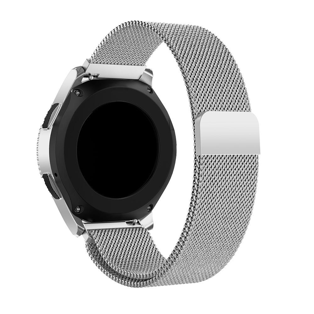 Samsung Galaxy Watch 46mm Milanaise-Armband, silber