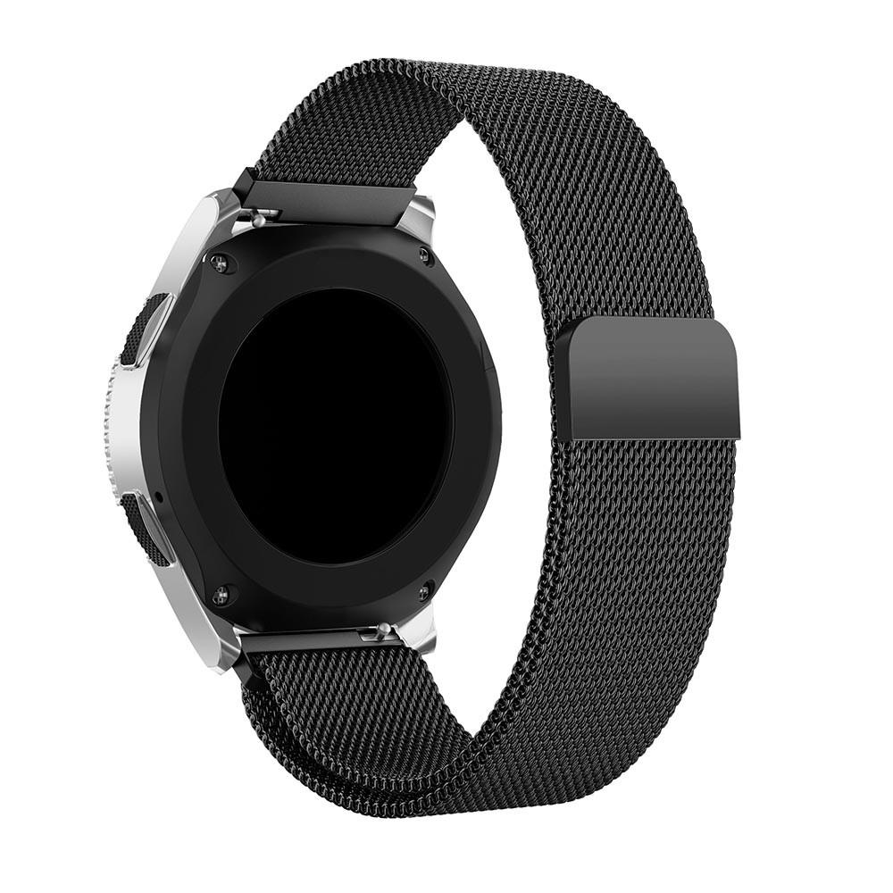 Samsung Galaxy Watch 46mm Milanaise-Armband, schwarz