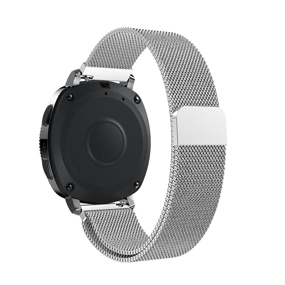 Samsung Gear Sport Milanaise Armband Silber