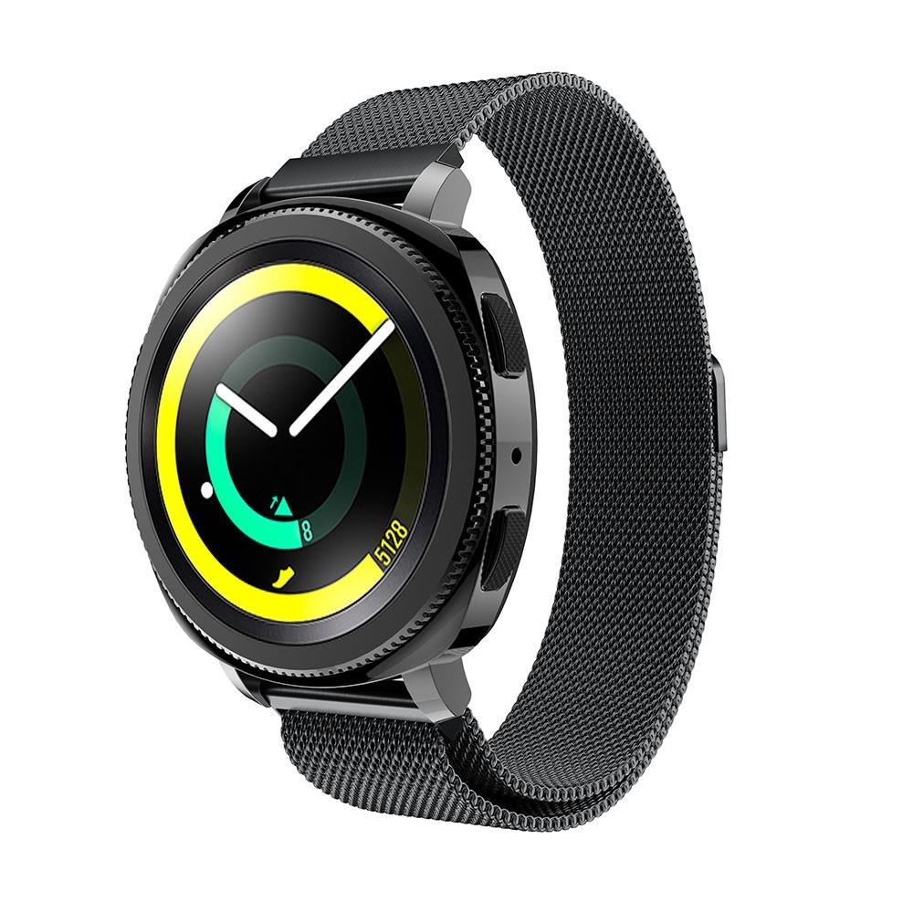 Samsung Gear Sport Milanaise-Armband, schwarz