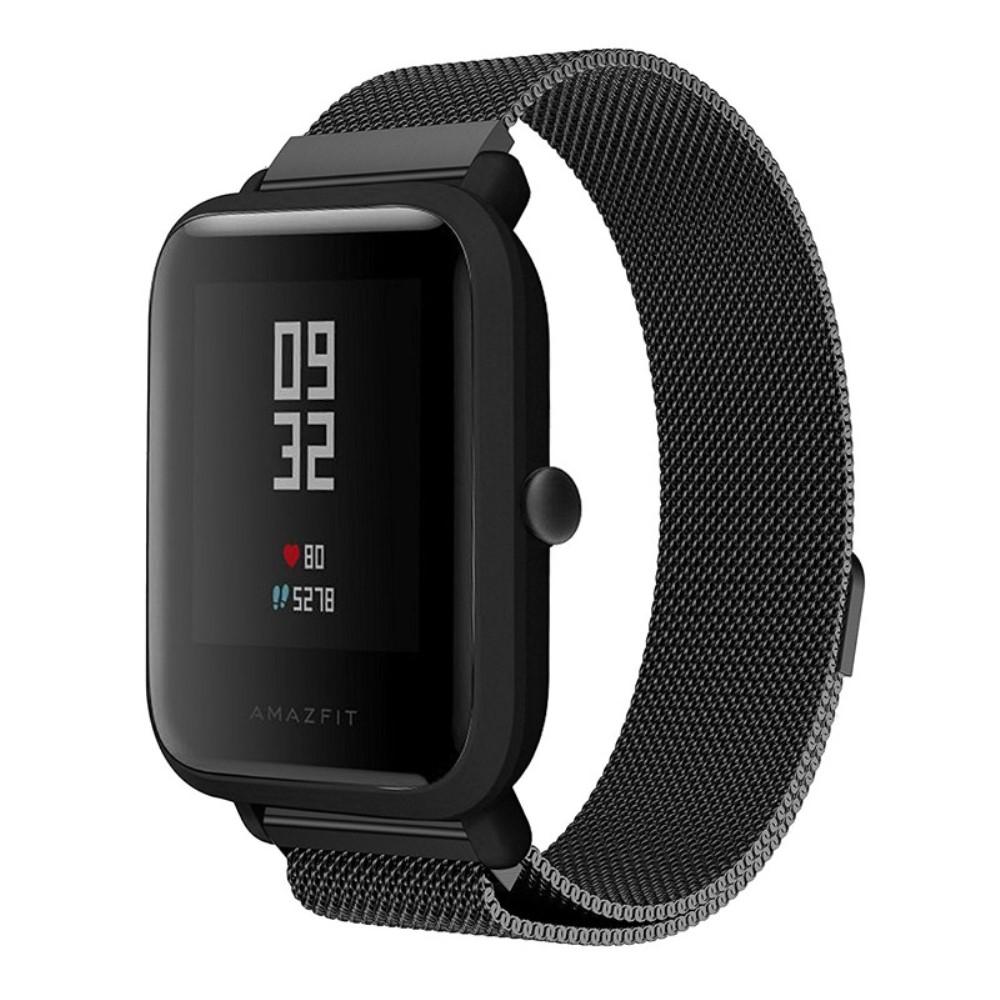 Xiaomi Amazfit Bip Milanaise-Armband, schwarz