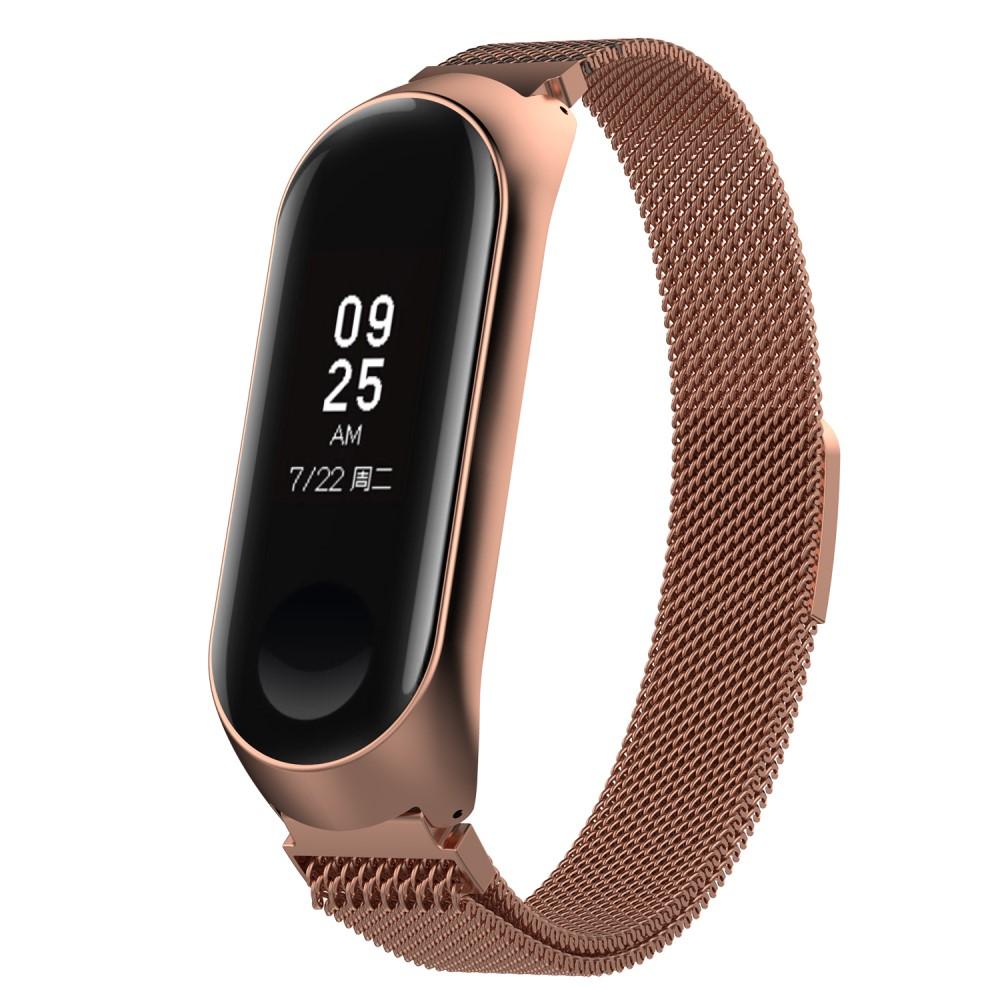 Xiaomi Mi Band 3/4 Milanaise-Armband, roségold