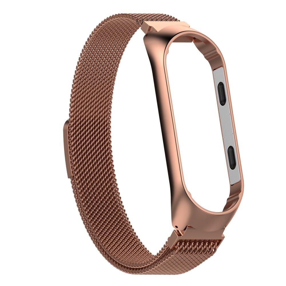 Xiaomi Mi Band 3/4 Milanaise-Armband, roségold