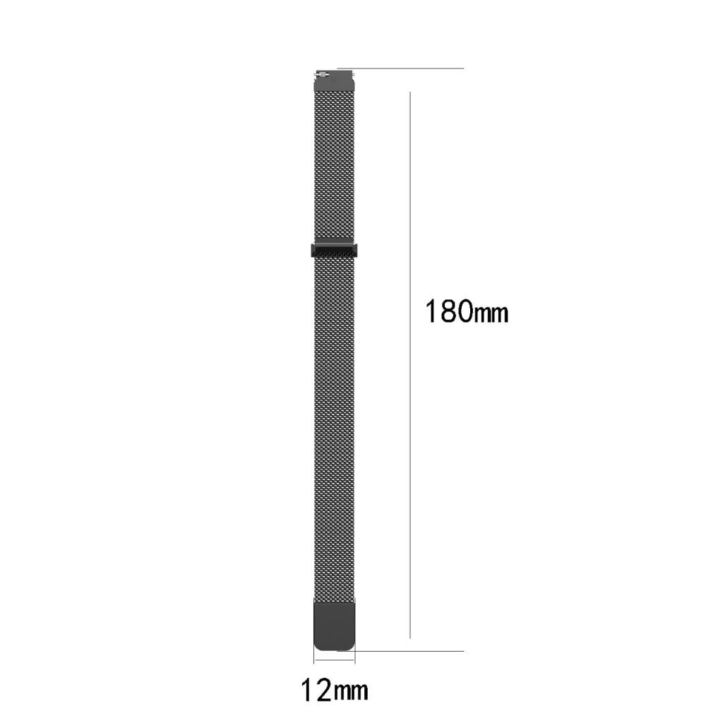 Xiaomi Mi Band 3/4 Milanaise-Armband, schwarz