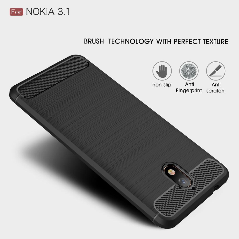 Brushed TPU Case Nokia 3.1 2018 Black