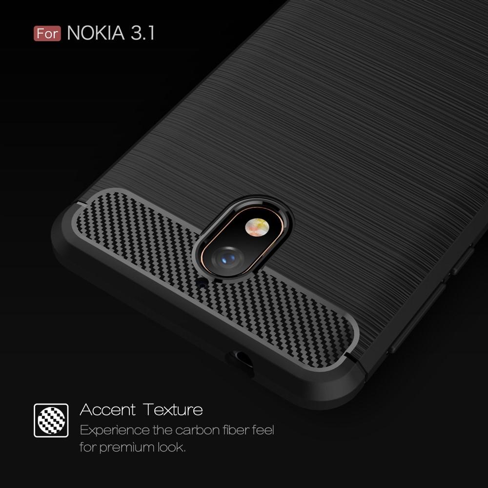 Brushed TPU Case Nokia 3.1 2018 Black