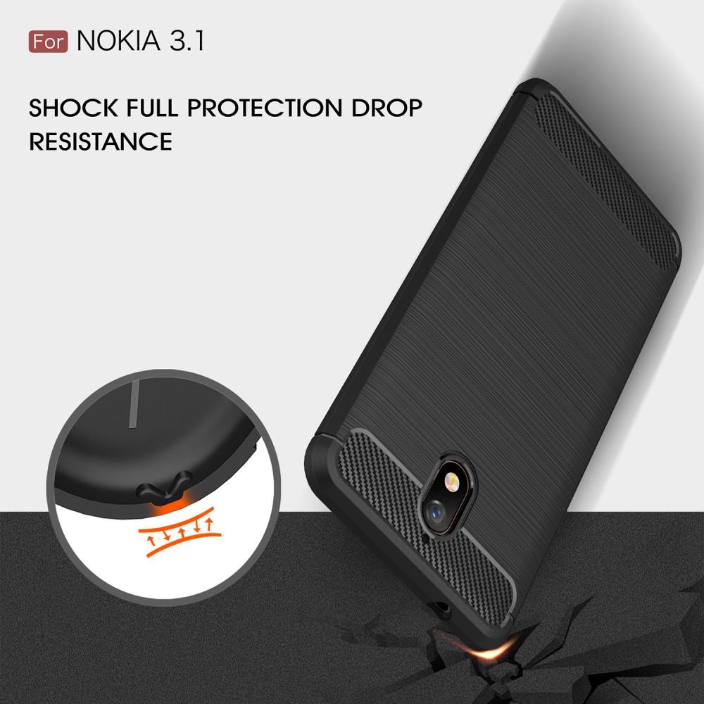 Brushed TPU Case Nokia 3.1 2018 Black