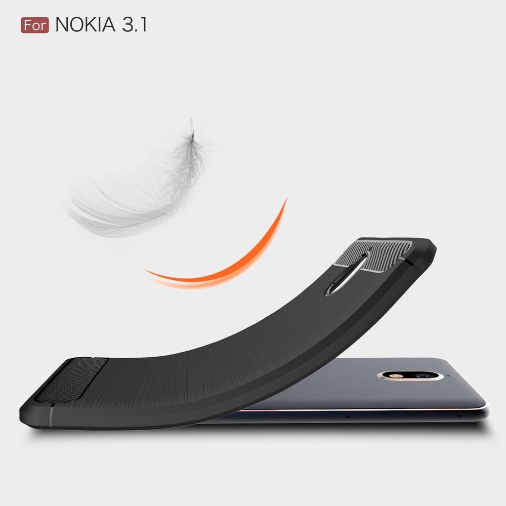 Brushed TPU Case Nokia 3.1 2018 Black