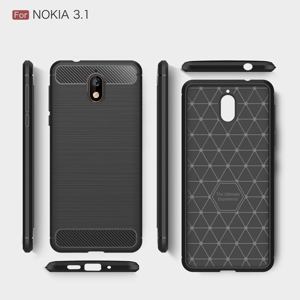 Brushed TPU Case Nokia 3.1 2018 Black