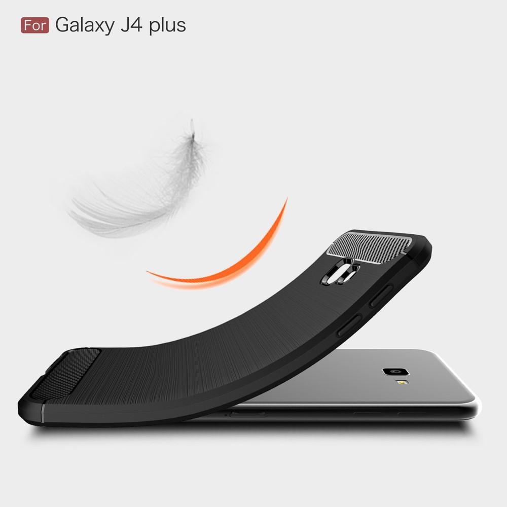 Brushed TPU Case Samsung Galaxy J4 Plus 2018 Black