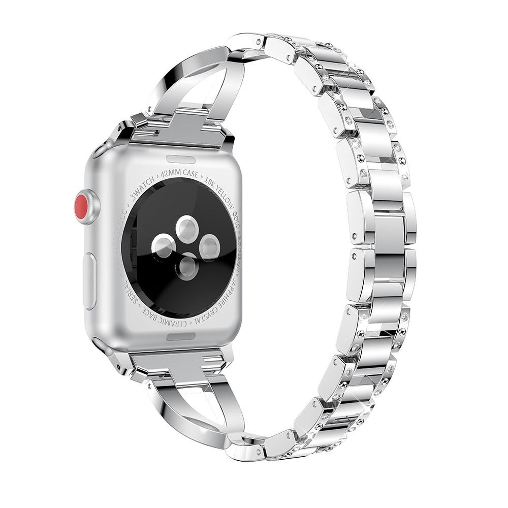 Apple Watch 41mm Series 9 Crystal Bracelet Silber