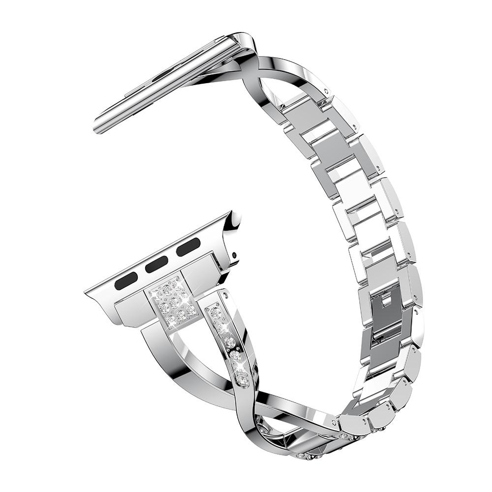 Apple Watch 38/40/41 mm Crystal Bracelet Silber
