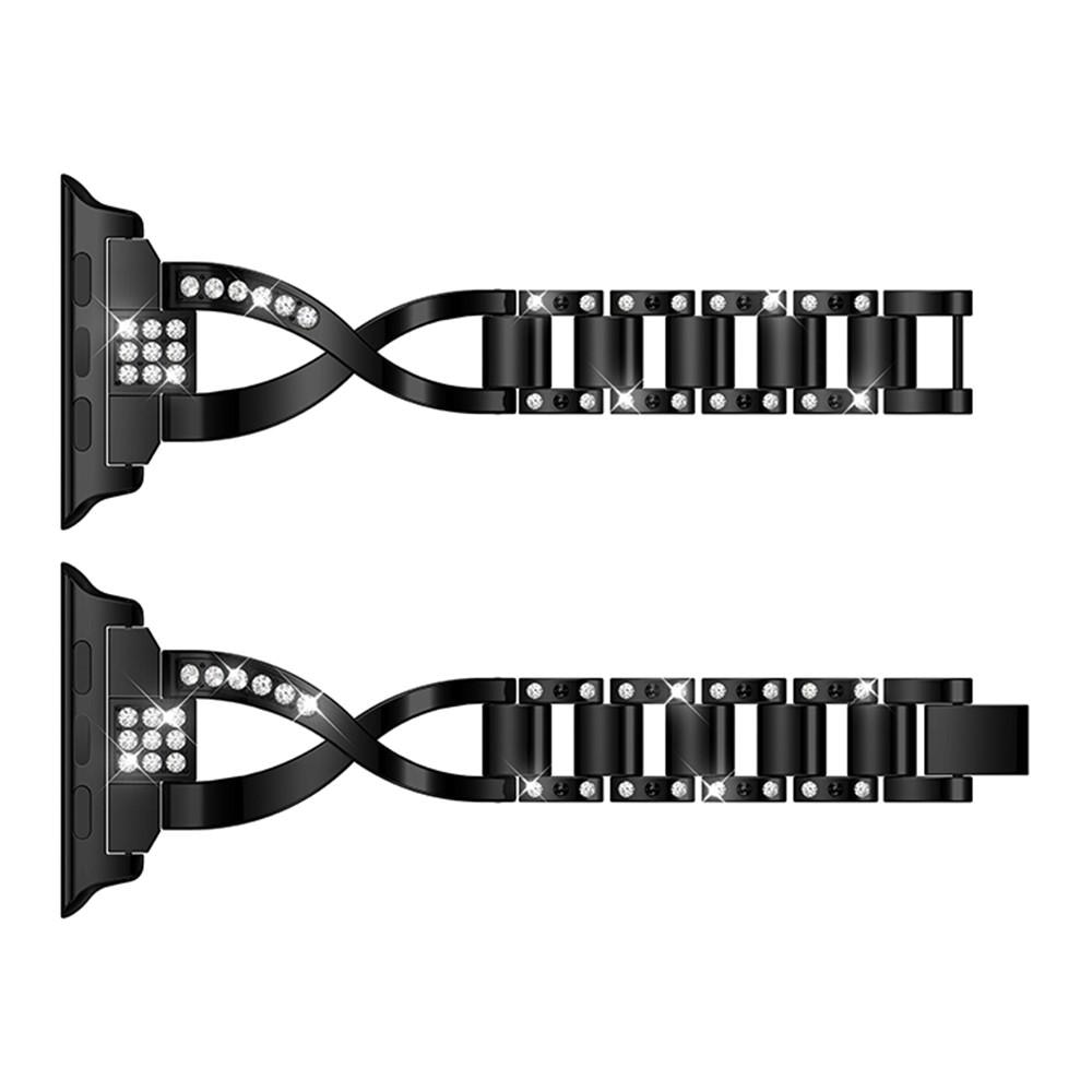 Apple Watch Series 8 45mm Crystal Bracelet Schwarz