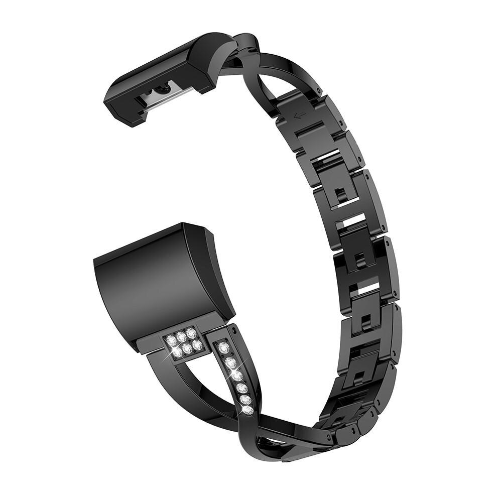 Fitbit Charge 2 Crystal Bracelet Black