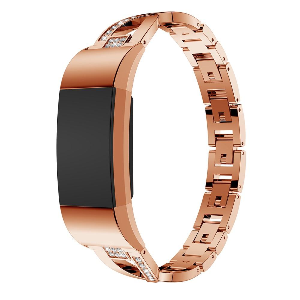Fitbit Charge 2 Crystal Bracelet Gold