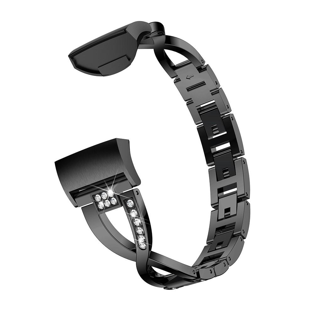 Fitbit Charge 3/4 Crystal Bracelet Black