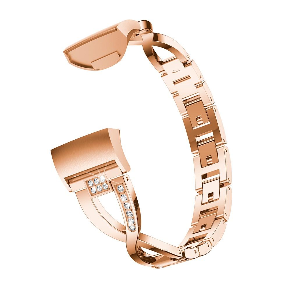 Fitbit Charge 3/4 Crystal Bracelet Gold