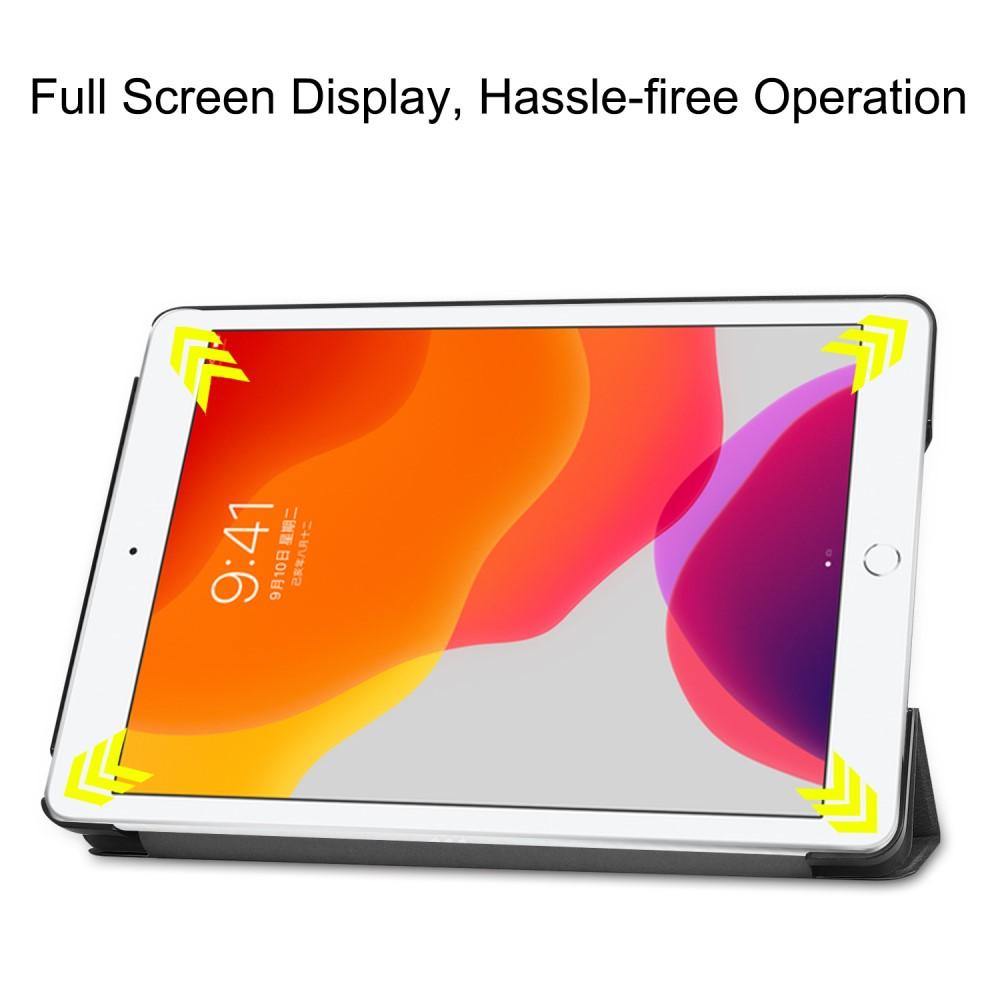 iPad 10.2 7th Gen (2019) Tri-Fold Case Schutzhülle schwarz