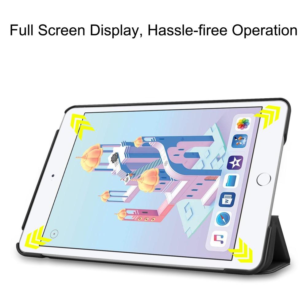 iPad Mini 5 2019 Tri-Fold Case Schutzhülle Schwarz