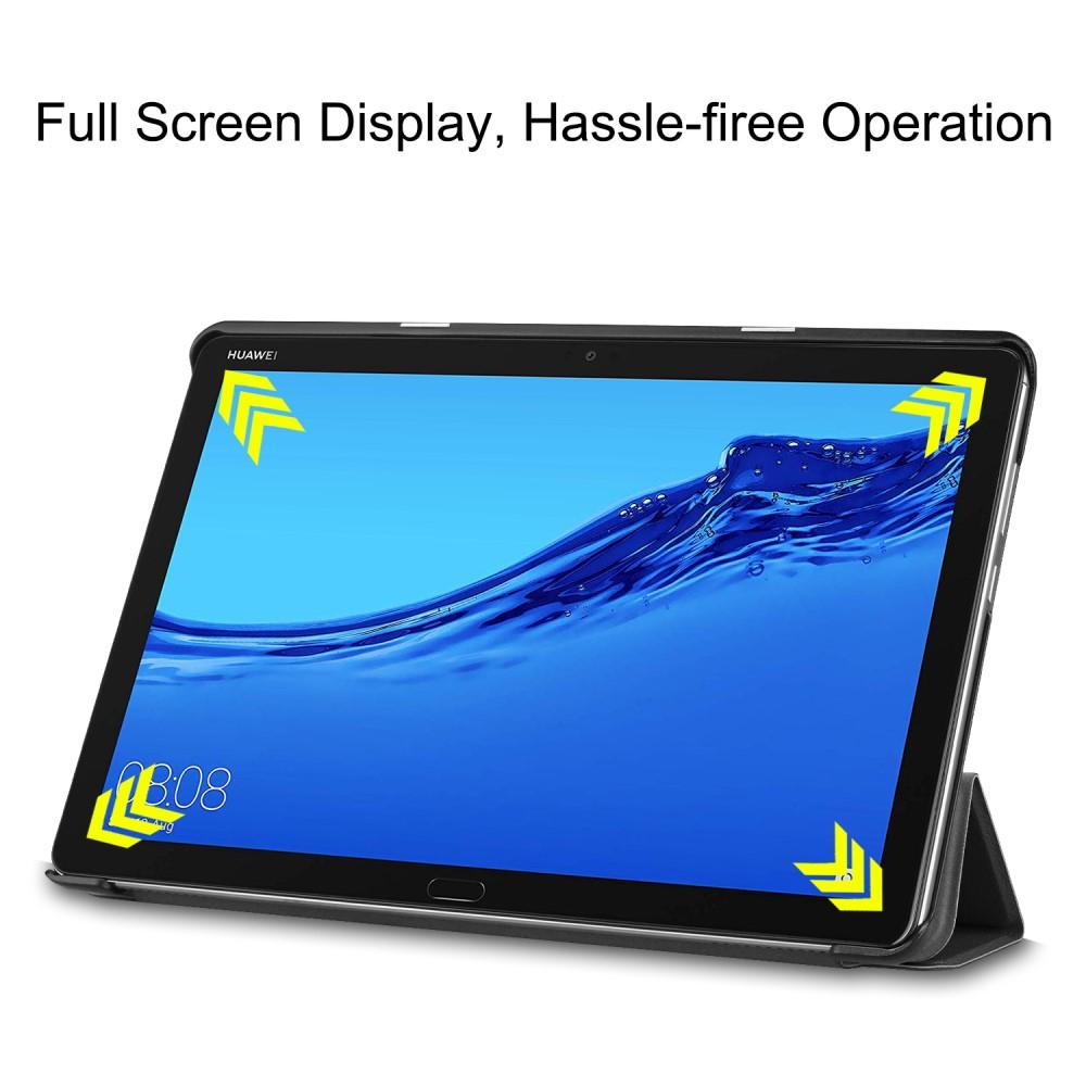 Huawei Mediapad M5 Lite 10 Tri-Fold Case Schutzhülle Schwarz