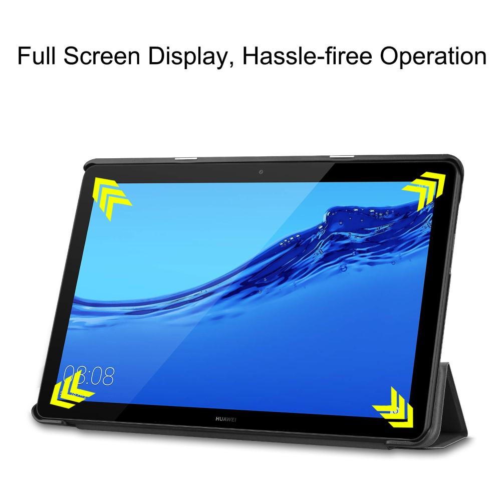 Huawei Mediapad T5 10 Tri-Fold Case Schutzhülle Schwarz