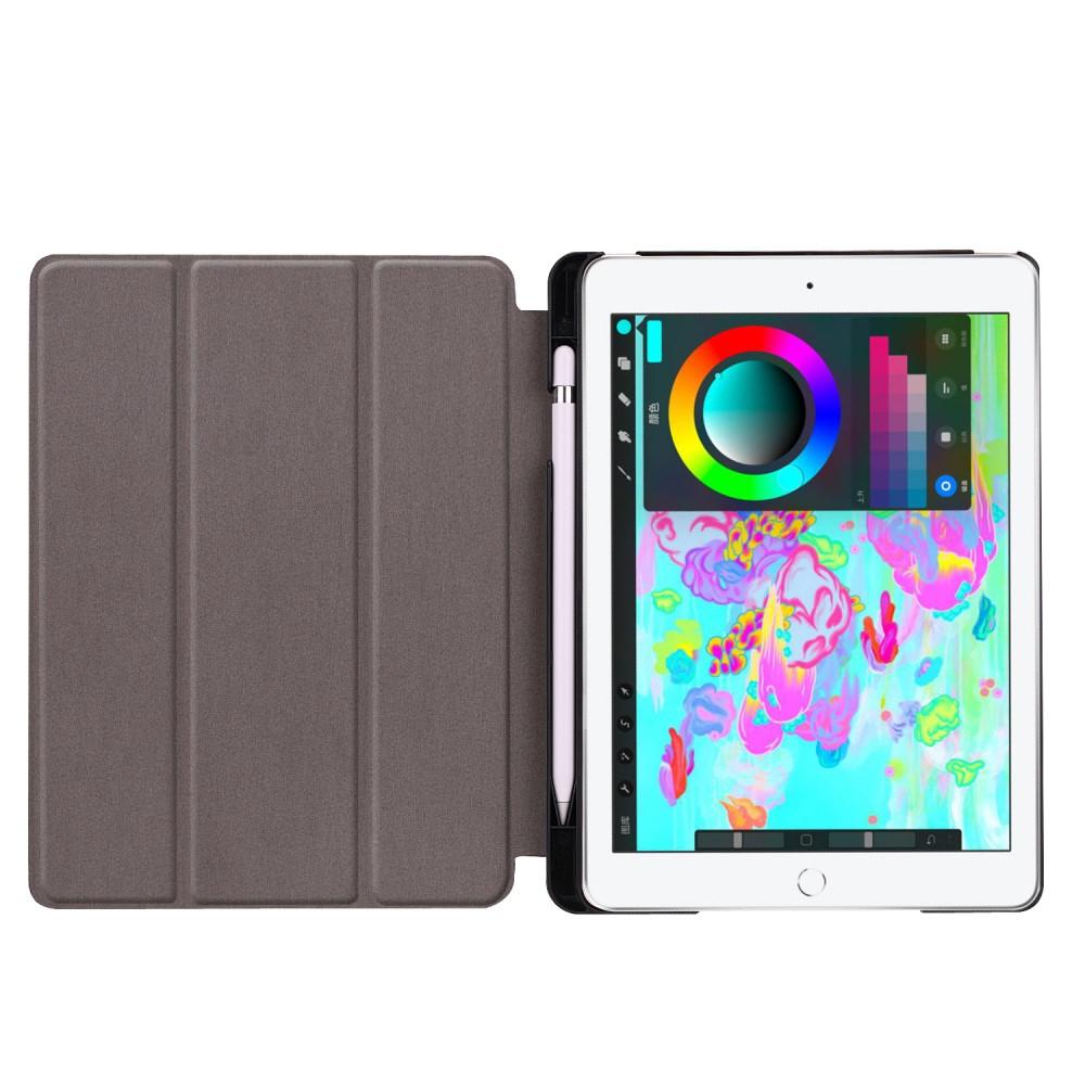 iPad Air 2 9.7 (2014) Tri-Fold Case Schutzhülle mit Touchpen-Halter schwarz