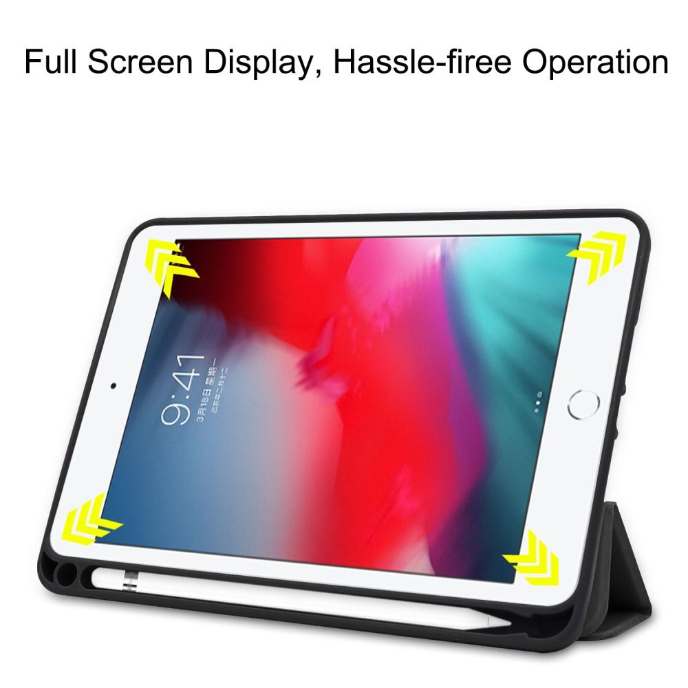 iPad Mini 5th Gen (2019) Tri-Fold Case Schutzhülle mit Touchpen-Halter schwarz