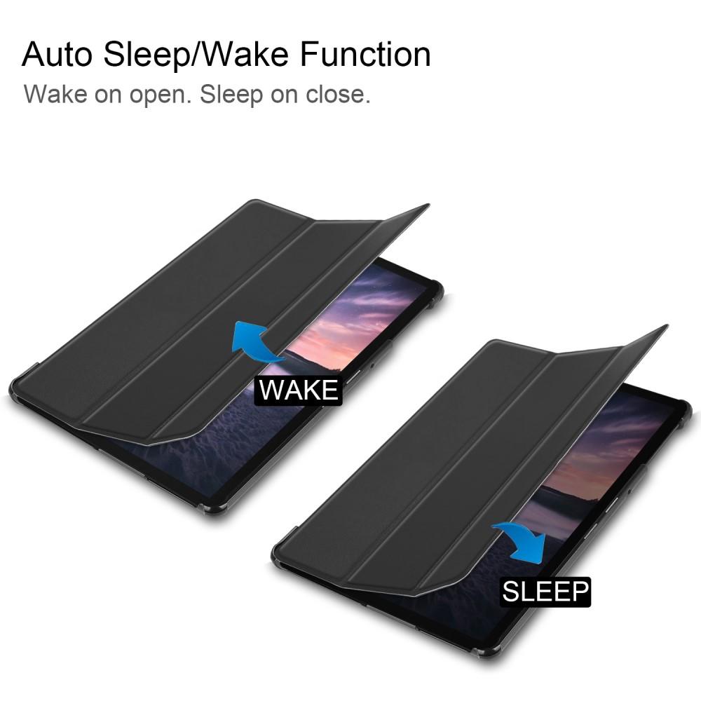 Samsung Galaxy Tab S4 Tri-Fold Case Schutzhülle Schwarz