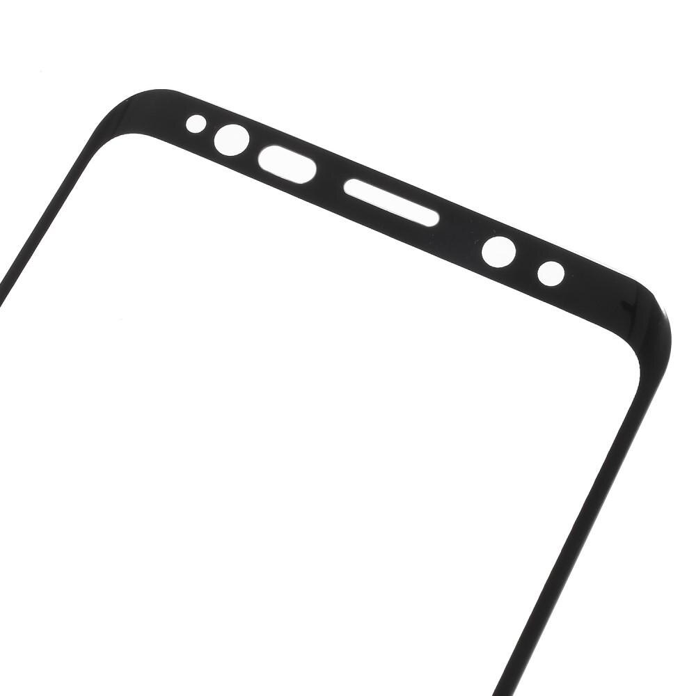 Samsung Galaxy S9 Vollabdeckendes Panzerglas Schwarz