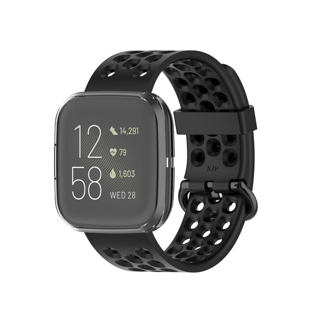 Fitbit Versa 2 Rundumschutz Hülle Transparent